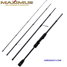 Спиннинг четырёхчастный Maximus Smuggler-X Bass 214M длина 2,1м тест 7-30гр